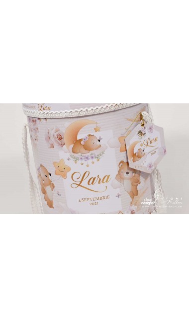 Trusou botez cu iarba pampass ursuleti si stele Pampas Bear 9